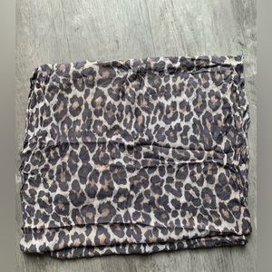 Leopard print coach infinity scarf